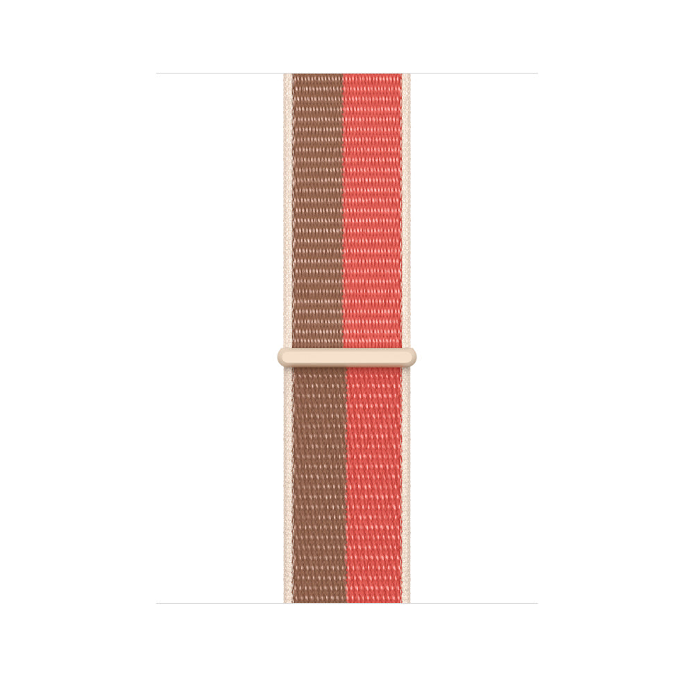 Apple Watch Original Strap 45mm Pink Pomelo/Tan Sport Loop