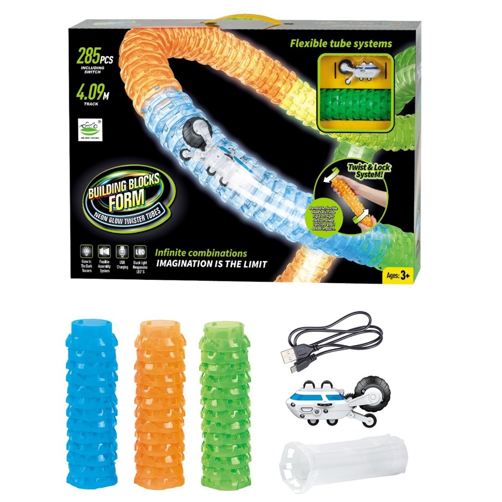 Car Race Track Set - 285 Piece