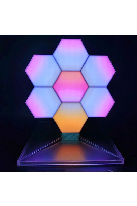مجموعة Cololight Plus - مجموعة بداية من 7 ألواح إضاءة ذكية مع حامل تعمل مع Apple HomeKit
