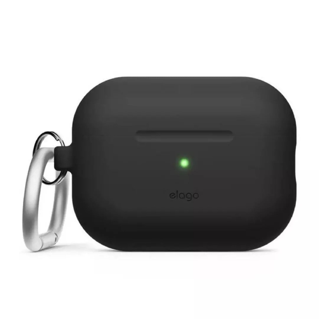 حافظة سيليكون أصلية لسماعات AirPods Pro 2 من Elago - أسود