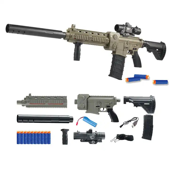 Electric Firing Rifle - 95Cm - Military
