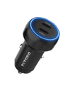 مقبس سيارة Eltoro 60 واط بمنفذين USB-C 30 واط + 30 واط PD - أسود