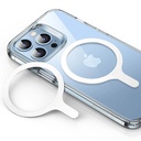 حلقة ESR HaloLock Universal Ring MagSafe 360 ​​- [عبوة من قطعتين] باللون الأبيض