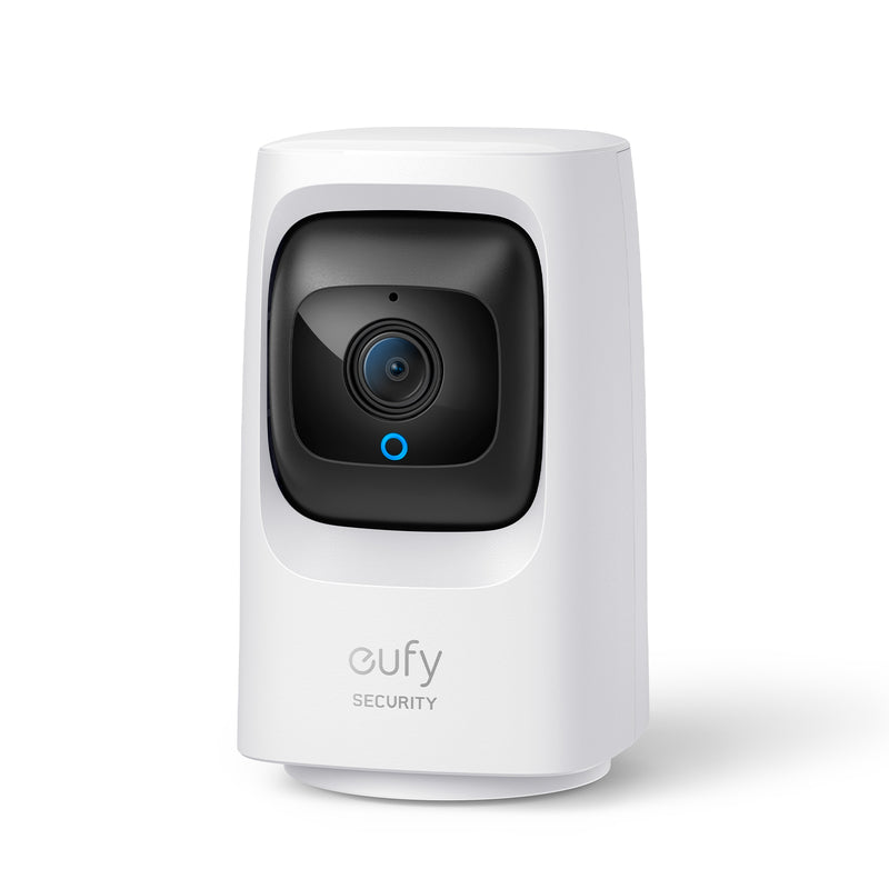 كاميرا Eufy الداخلية الصغيرة 2K Pan & Tilt - بيضاء