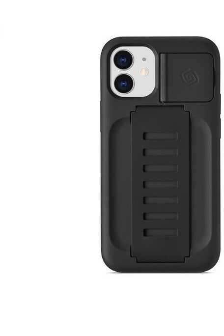 جراب Grip2u Boost مع حامل لهاتف iPhone 12 Mini - فحمي
