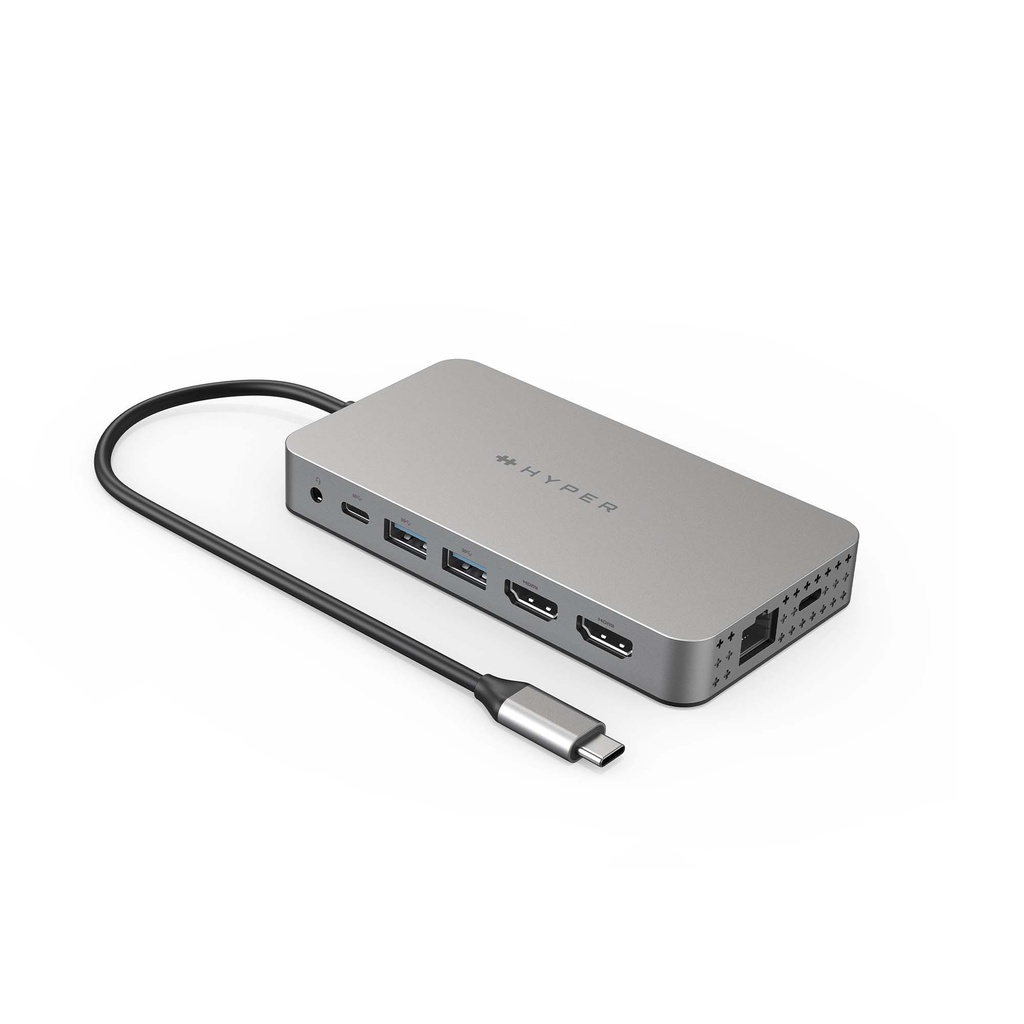 HyperDrive Dual 4K HDMI 10-in-1 USB-C Hub For M1/M2/M3 MacBooks