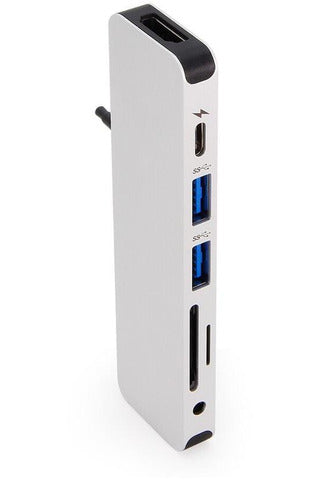 موزع هايبر درايف برو 8 في 2 لأجهزة ماك بوك برو/إير USB-C - فضي GN28D