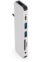 موزع هايبر درايف برو 8 في 2 لأجهزة ماك بوك برو/إير USB-C - فضي GN28D