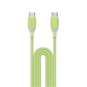 Momax 1 Link USB-C To USB-C 1.2m / Support 60W Charger + Data Transfer Cable - Green