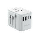 Momax 1-World PD35W 5 منافذ + محول سفر تيار متردد (تيتانيوم)