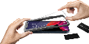 حامل Scosche Universal MagicMount المغناطيسي للوحة القيادة، أو الهاتف، أو الجهاز اللوحي، أو نظام تحديد المواقع العالمي (GPS) للسيارة والمنزل، حامل عالمي - أسود