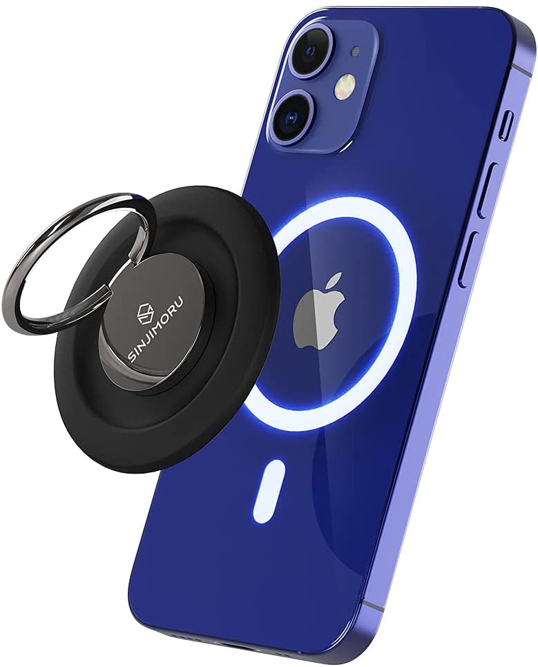 Sinjimoru M - BGrip 3 في 1 حامل مغناطيسي للمحفظة والهاتف لـ MagSafe - أزرق داكن