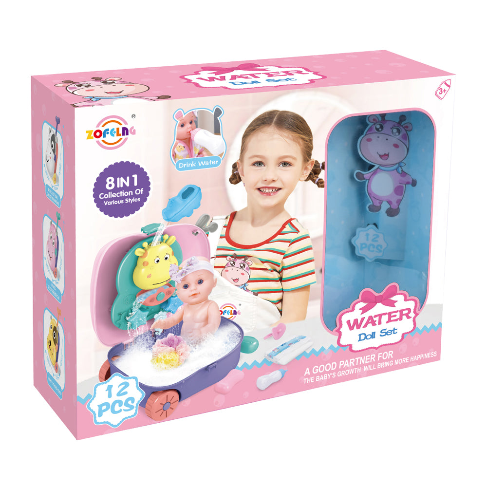 Water Doll Set - Pink