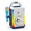 Wemzy - Colorful Lights Square Bluetooth Speaker, Purple