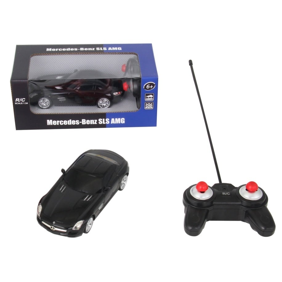 Wemzy - Rc Car Mercedes - Benz Sls Amg Remote - Black