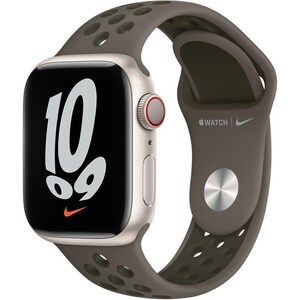 Apple Watch Original 41mm Midnight Olive Gray/Cargo Khaki Nike Sport Band - Regular