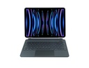 حافظة لوحة مفاتيح سحرية بتصميم عربي من SIA مع شاشة عرض LED لأجهزة iPad Pro 11 وiPad Air 4/5 بإضاءة خلفية - بيج