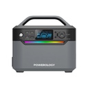 موزع USB-C 11 في 1 من Powerology مع VGA / Ethernet / HDMI - رمادي