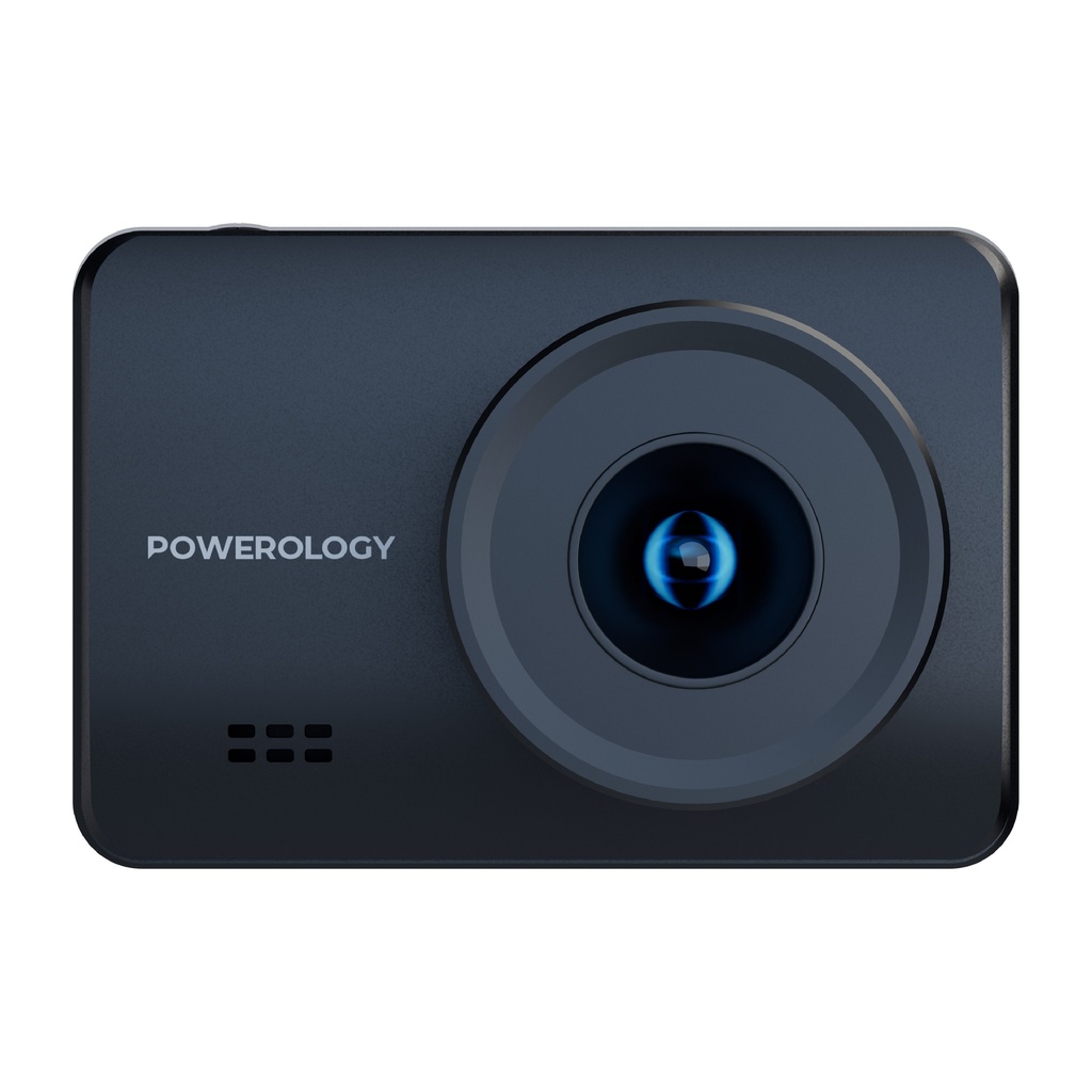 كاميرا لوحة القيادة Powerology 4K Ultra مع مستشعرات مدمجة عالية الأداء - أسود