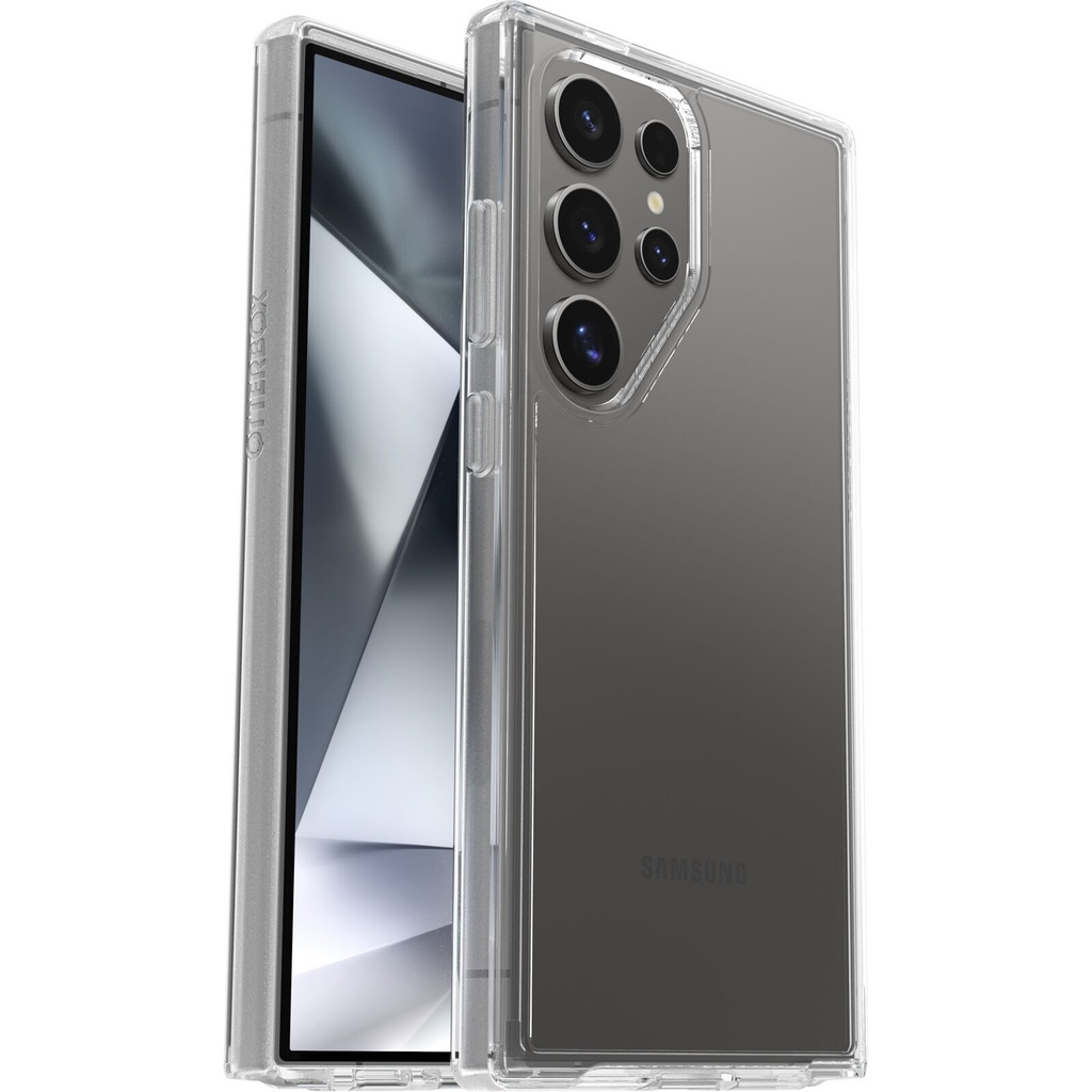 جراب OtterBox React لهاتف Samsung Galaxy S24 Ultra (شفاف/أسود)