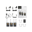 طقم ميكروفون لاسلكي UHF ثنائي القناة من Saramonic UwMic9 Kit1