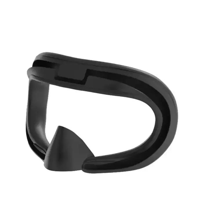 Silicone Eye Mask Pad Anti-Leakage Protective Cover For Meta Quest 3 - Black