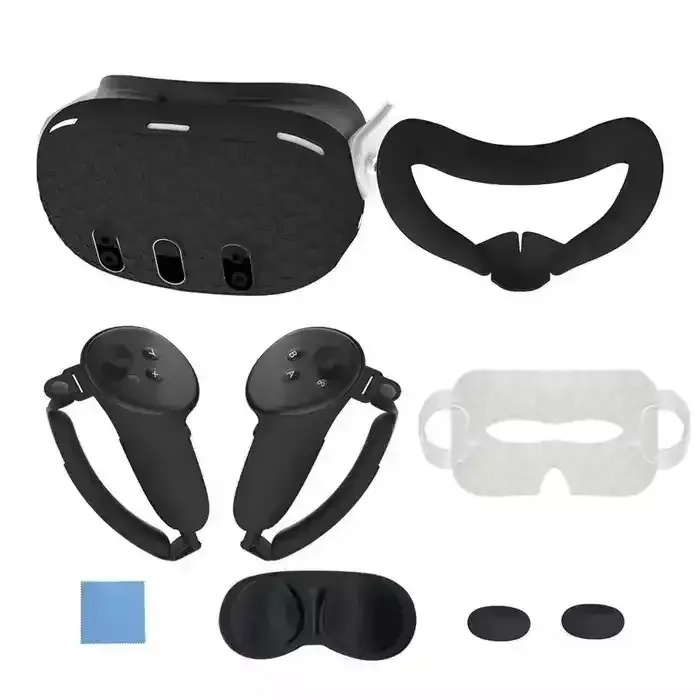Silicone Kit For Meta Quest 3 With Pp Bag - Black