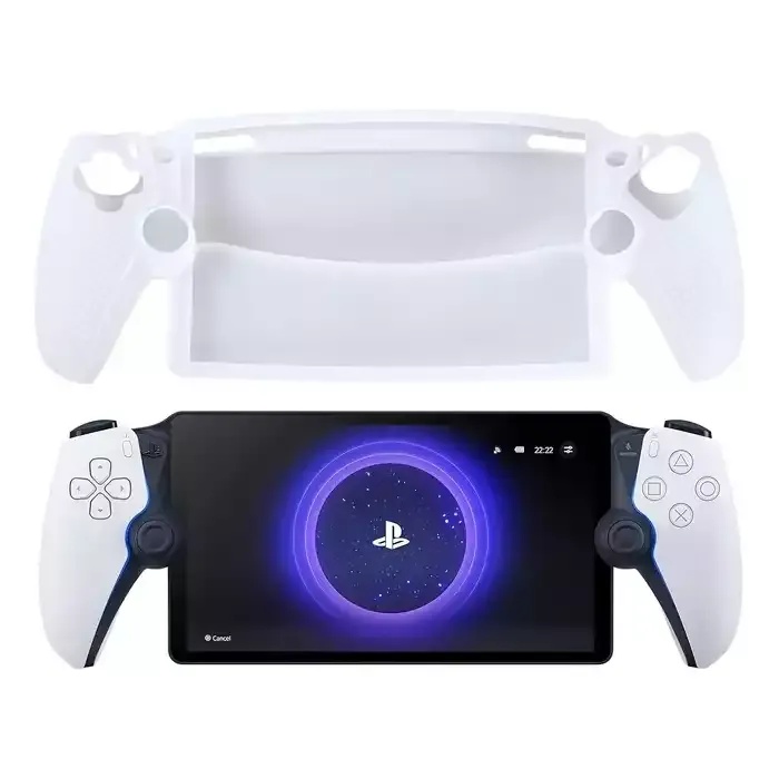Silicone Anti-Fingerprint Case For Playstation Portal - White
