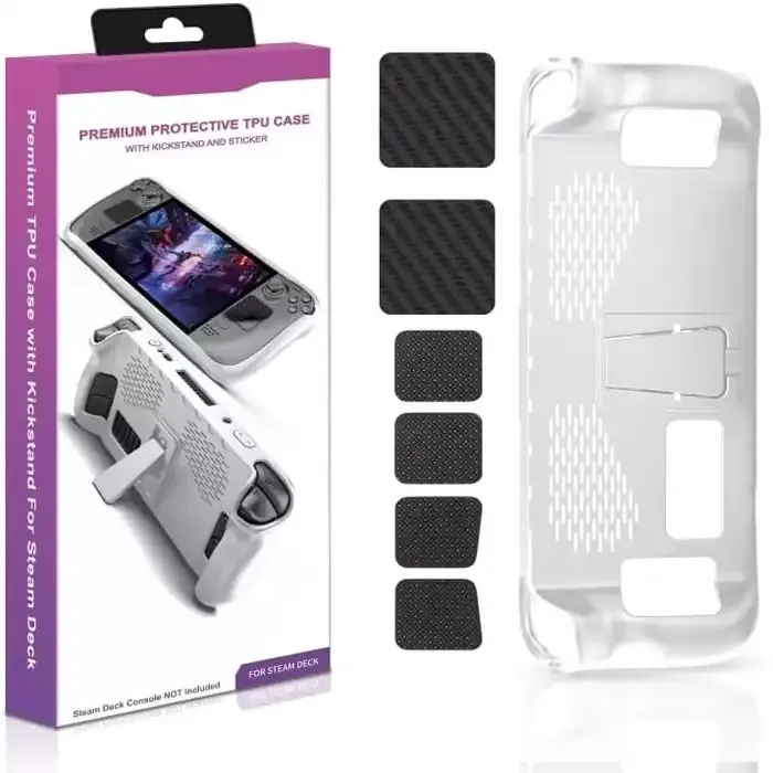 Kickstand Protective Case For Steam Deck Console - White