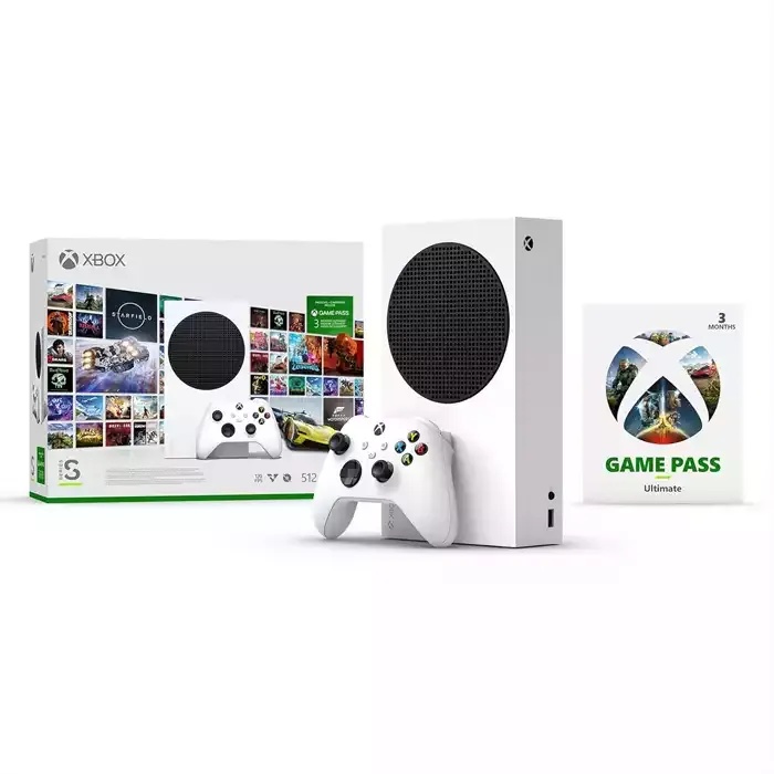 XBOX SERIES S – STARTER BUNDLE 512GB SSD WITH GAME PASS ULTIMATE 3 MONTH DIGITAL GAMING CONSOLE