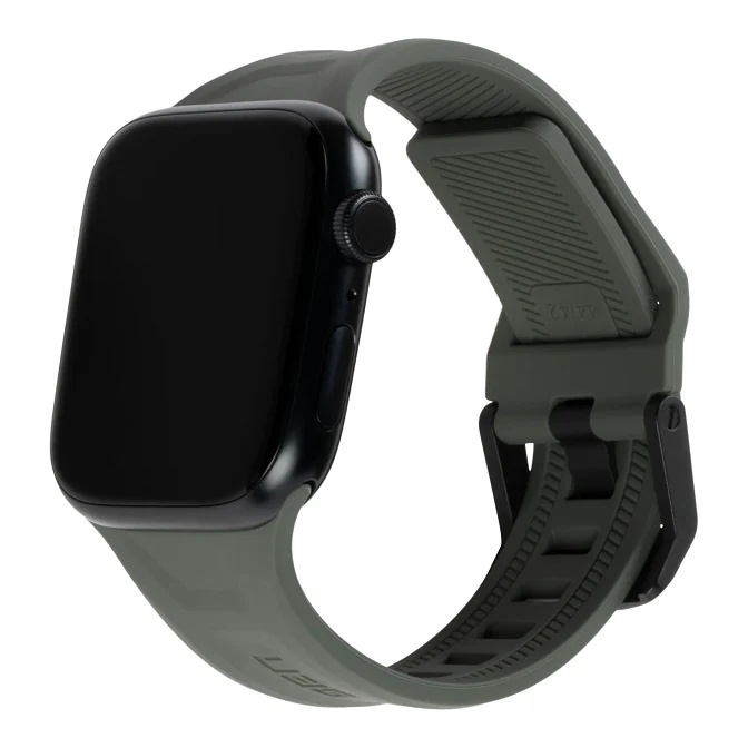 حزام UAG Apple Watch 45 مم/44 مم/42 مم/Ultra Silicone Scout - باذنجان