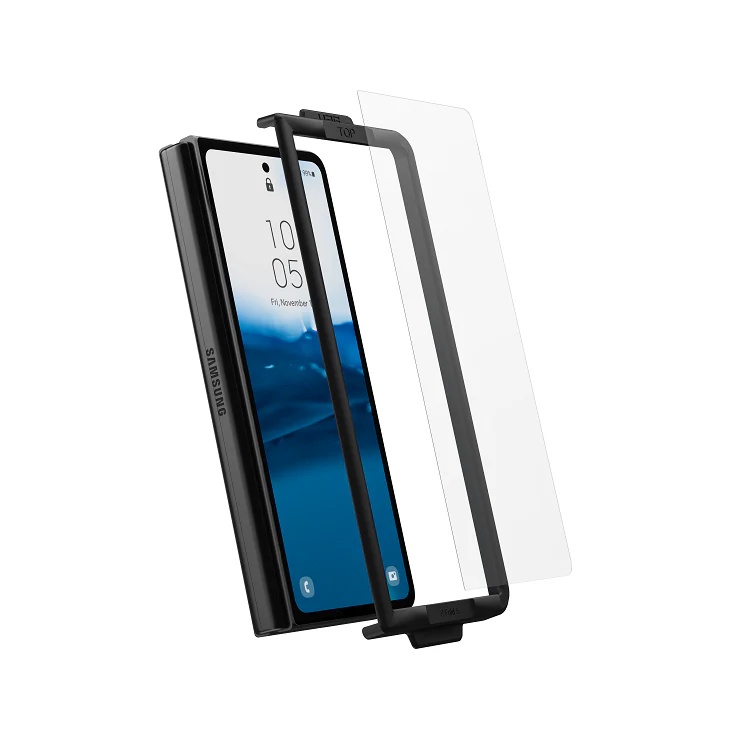 هاتف UAG Samsung Galaxy Z Flip 6 Plyo Pro باللونين الجليدي والفضي