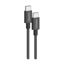 كابل MOMAX Elite USB-C بقوة 60 واط بطول 0.5 متر (أسود)