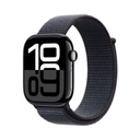 Apple Watch Series 10 GPS 46mm Rose Gold Aluminium Case with Plum Sport Loop