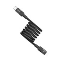 MOMAX Mag.link USB-C to Lightning Magnetic Cable 2m (Black)