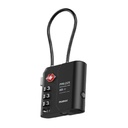 MOMAX PinLock TSA Padlock Find my locator (Black)