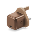 MOMAX 1-Charge 1-Port GaN 30W charger (UK) (Desert Titanium)