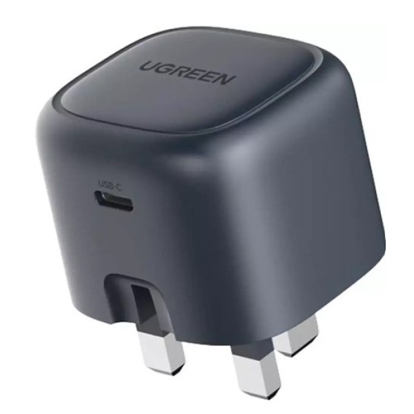 UGREEN Nexode 30W USB-C PD GaN Fast Charger UK -folding foot (Black) CD305 