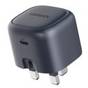 UGREEN Nexode 30W USB-C PD GaN Fast Charger UK -folding foot (Black) CD305 
