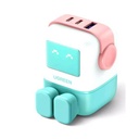 UGREEN Nexode 65W 3-Port GaN Fast Charger Pnk Ble UK35857