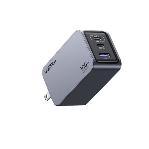 UGREEN Nexode Pro 100W 3-Port GaN Fast Charger Set UK25875