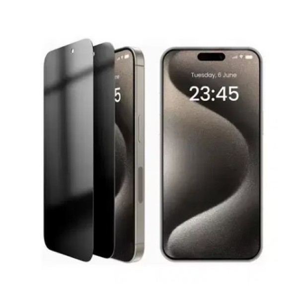 UGREEN Privacy Screen Protector with Installation Frame for iPhone 15 Pro (1-Pack) SP409 