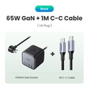 UGREEN USB-C to USB-C Aluminum Case with Braided 1m (Black)
