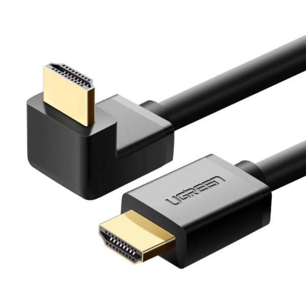 UGREEN HDMI 4K Cable Male to Male 90 Degree Black 2m