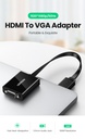 UGREEN HDMI to VGA Converter 25cm (Black)