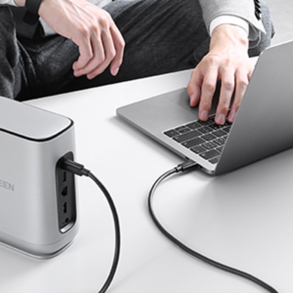UGREEN USB-C to USB-C Thunderbolt 4 Cable 0.8m (Black)US501