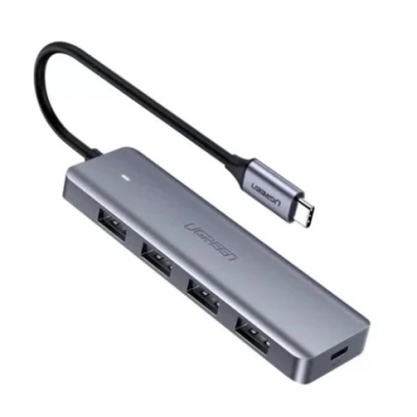 UGREEN 4-Port USB3.0 Hub with USB-C Power Supply