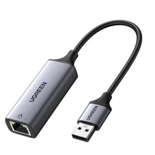 UGREEN USB to RJ45 Ethernet Adapter Aluminum Case (Space Gray)