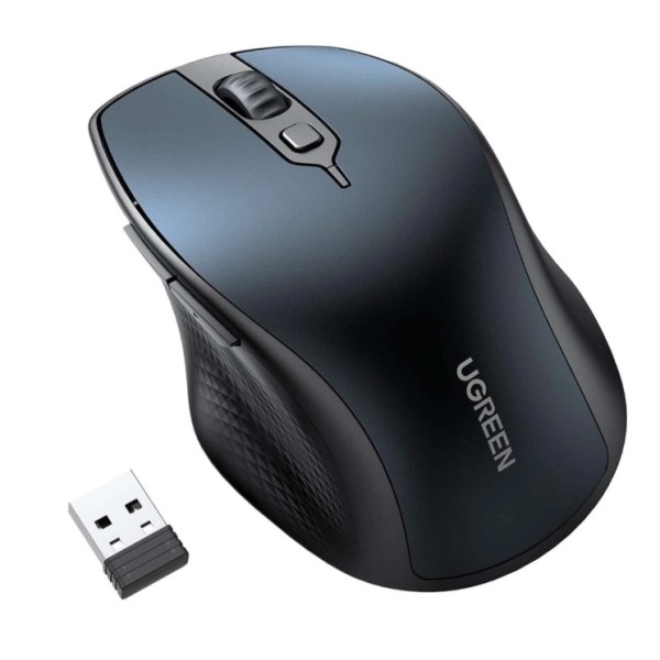 UGREEN Ergonomic Wireless Mouse (Blue)