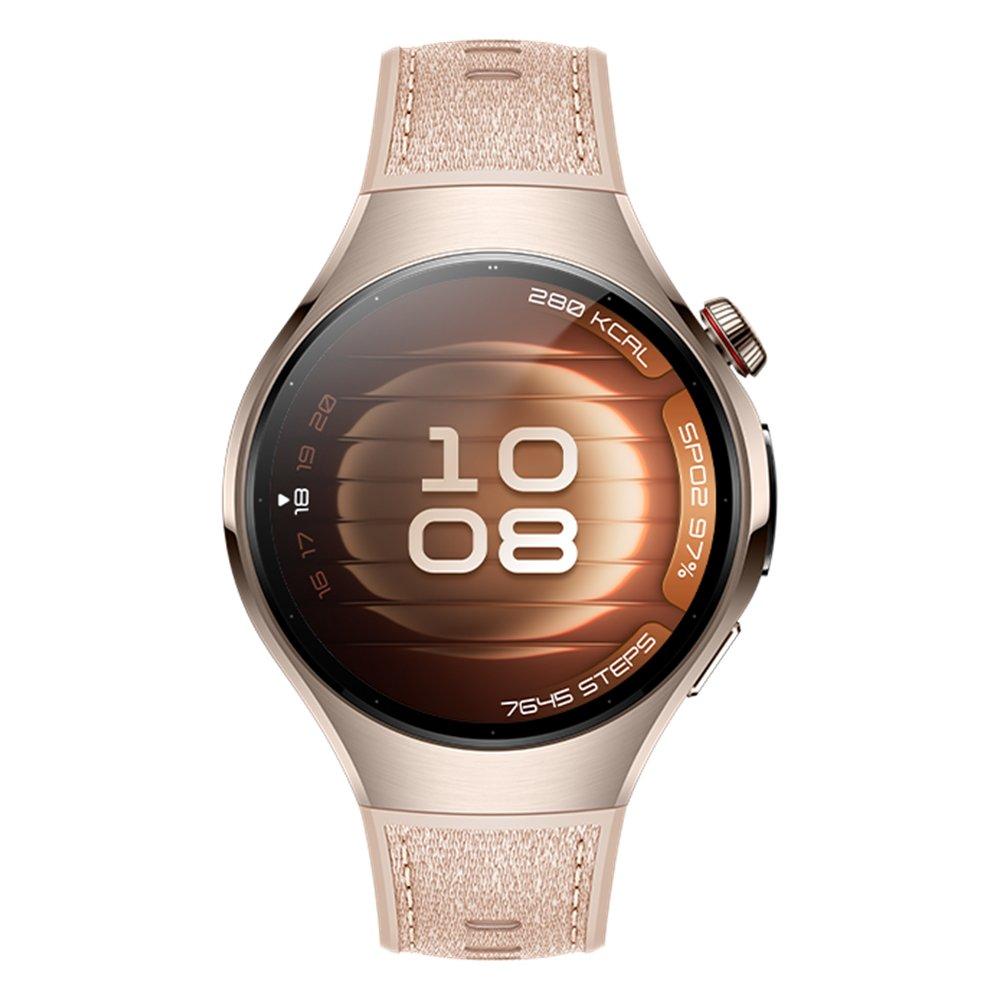 Huawei Smart Watch 5 Sand Gold 42mm Stainless Steel case - strap Beige